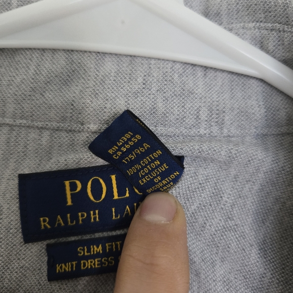 Polo by Ralph Lauren Men's Gray Button Down Shirt - Picture 5 of 5